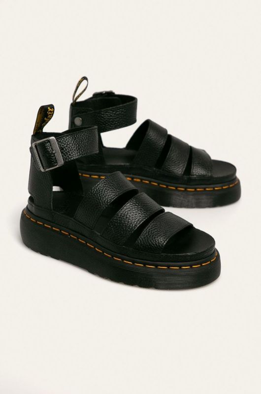 Dr. Martens - Шкіряні сандалі Clarissa Ii Quad 24476001-Black колір чорний фото 2