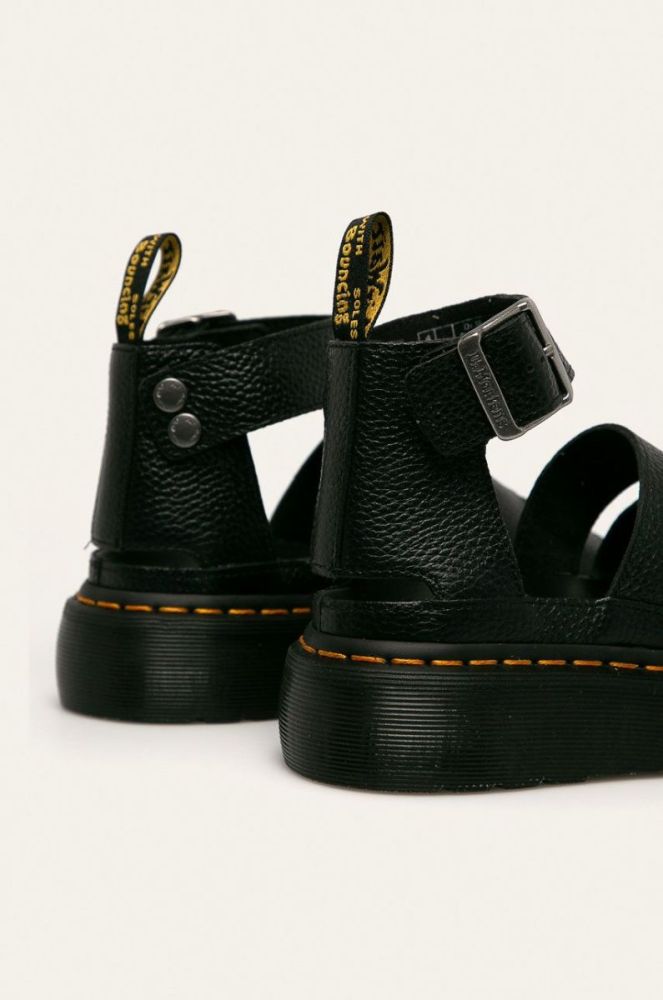 Dr. Martens - Шкіряні сандалі Clarissa Ii Quad 24476001-Black колір чорний фото 3