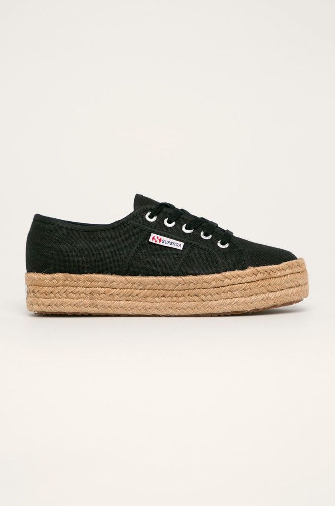 Superga - Еспадрилі колір чорний