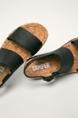Camper - Шкіряні сандалі Oruga колір чорний