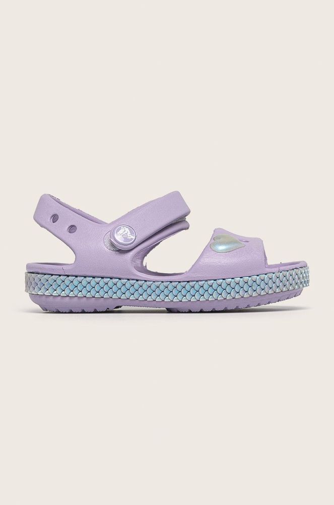 Crocs - Дитячі сандалі колір фіолетовий (544110)