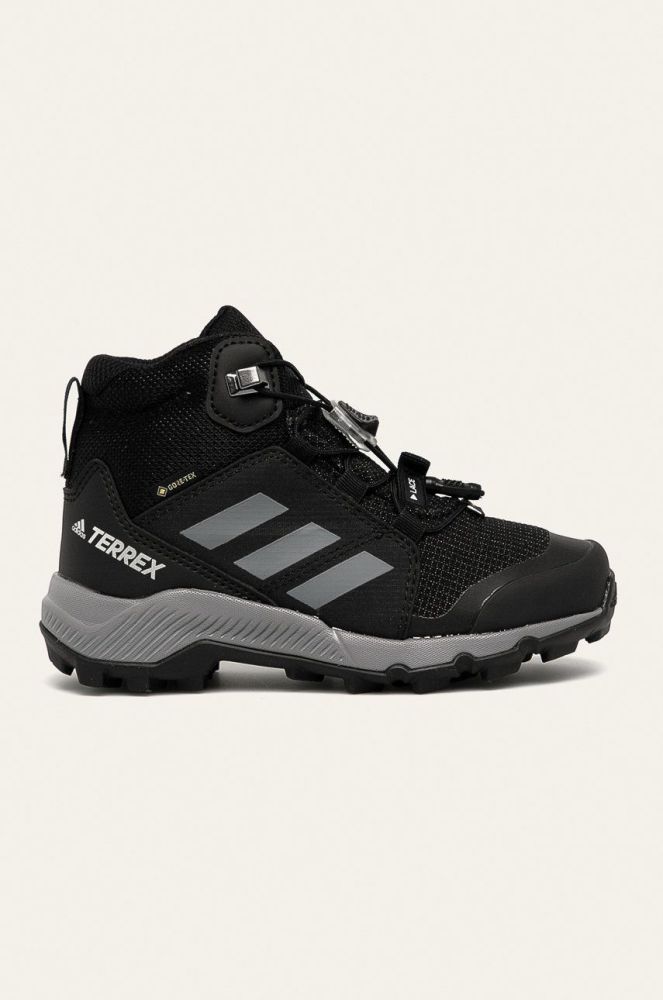 adidas Performance - Дитячі черевики Terrex Mid Gtx EF0225 колір чорний