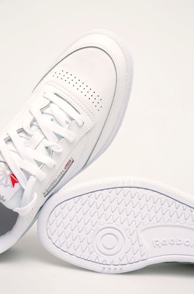 Шкіряні кросівки Reebok Classic колір білий (746290) фото 4