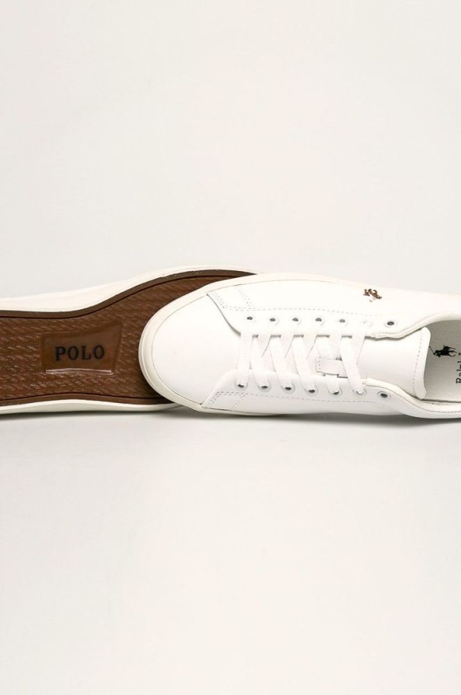 Polo Ralph Lauren  Шкіряні черевики Longwood 8,16785E+11 колір білий фото 4
