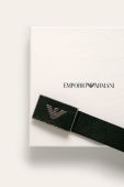 Emporio Armani - Шкіряний ремінь колір чорний (471730)