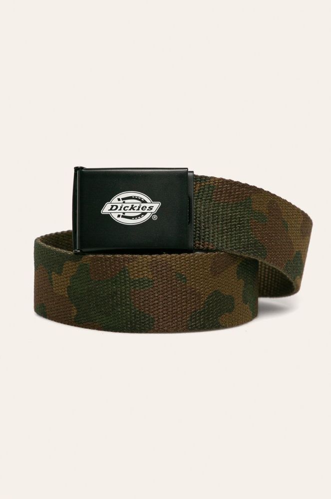 Dickies - Ремінь DK0A4X7ECF01-CAMOUFLAGE колір зелений