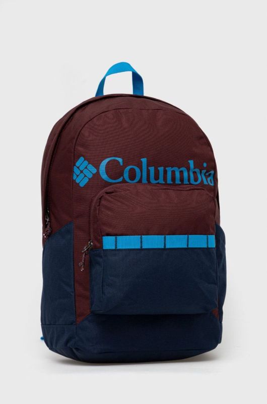 Рюкзак Columbia колір синій великий з принтом фото 2