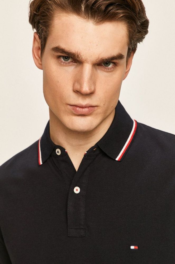 Tommy Hilfiger - Поло колір темно-синій (520700) фото 4