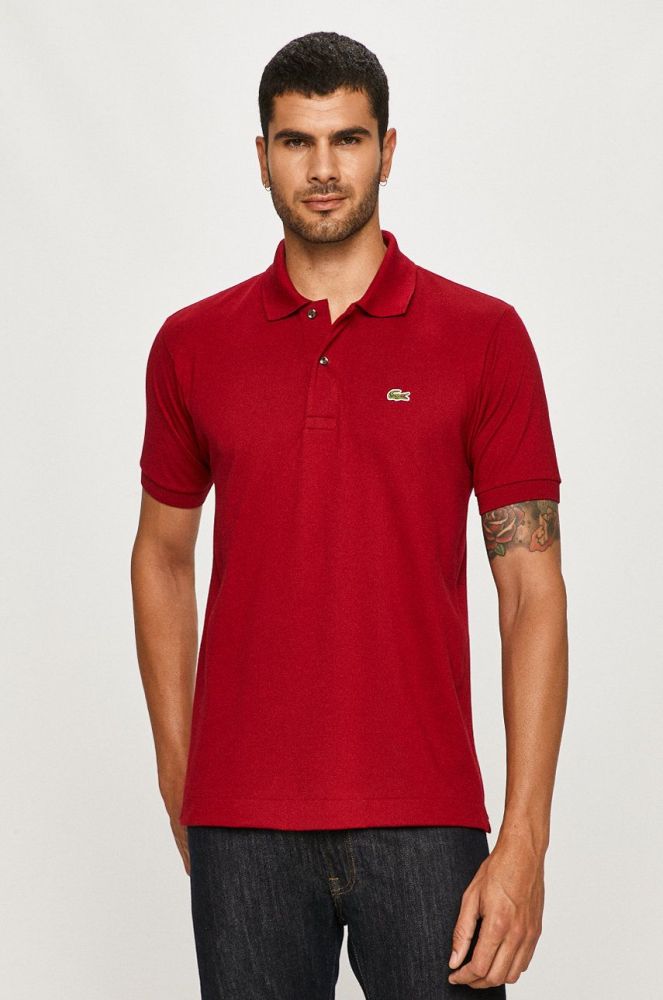 Lacoste Поло L1212....-001 колір бордо (2317621)