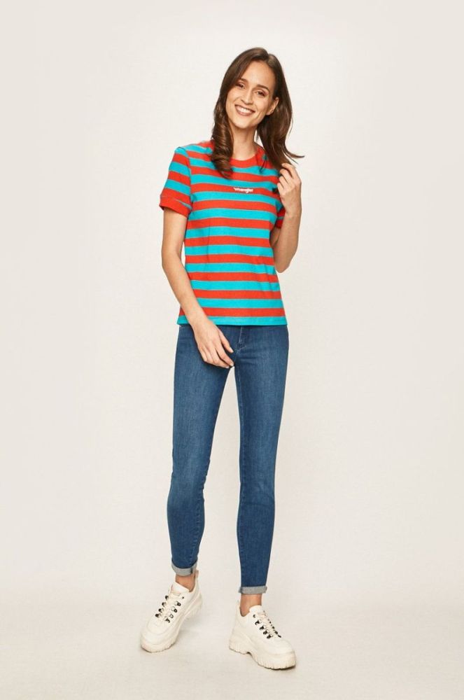 Wrangler - Джинси Body Bespoke колір блакитний (829692) фото 2