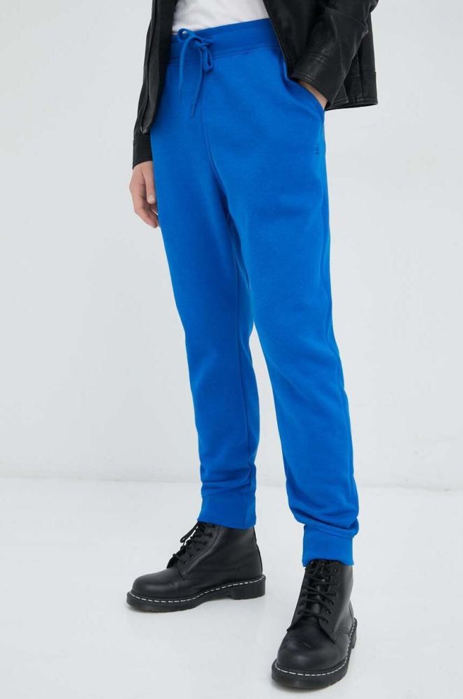 Спортивні штани G-Star Raw однотонні колір блакитний (3080357)