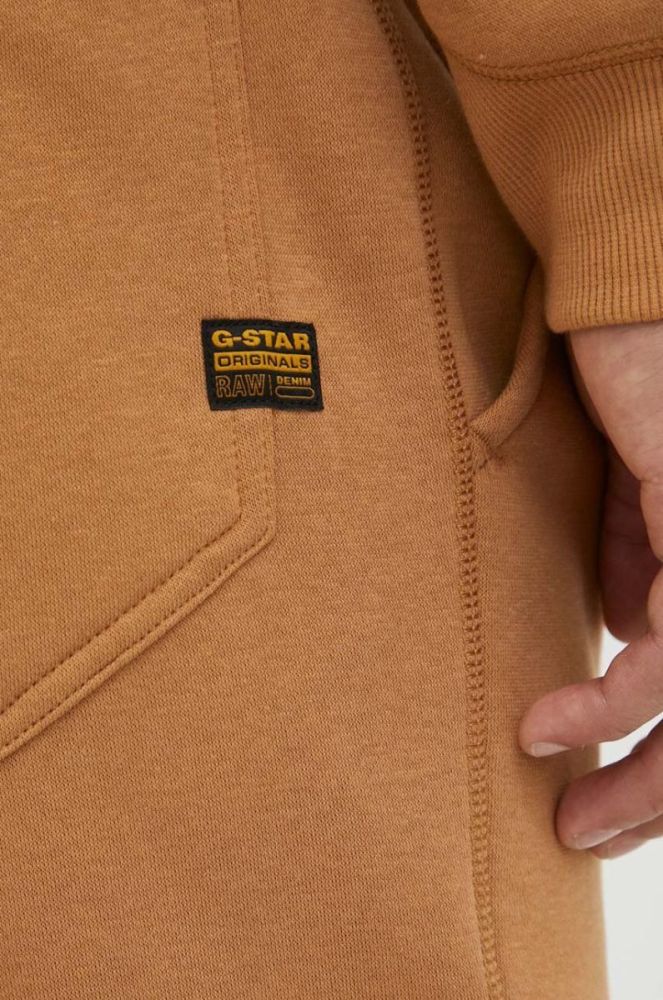 Спортивні штани G-Star Raw колір коричневий однотонні (3130750) фото 4