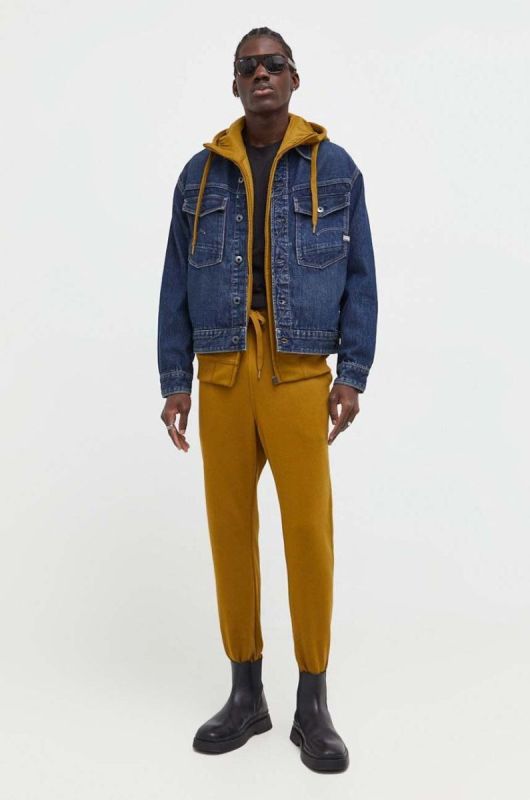 Спортивні штани G-Star Raw однотонні колір зелений (3679644) фото 2