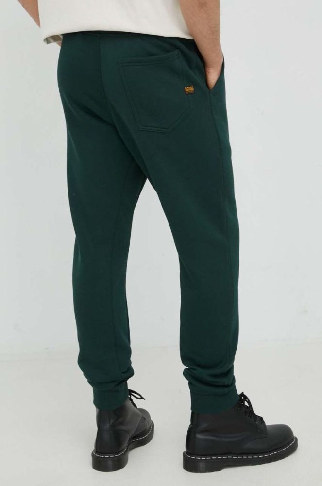 Спортивні штани G-Star Raw колір зелений однотонні (2809817) фото 3