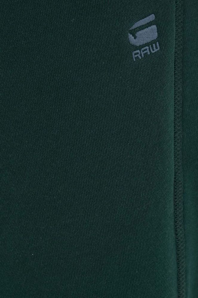 Спортивні штани G-Star Raw колір зелений однотонні (2809817) фото 4