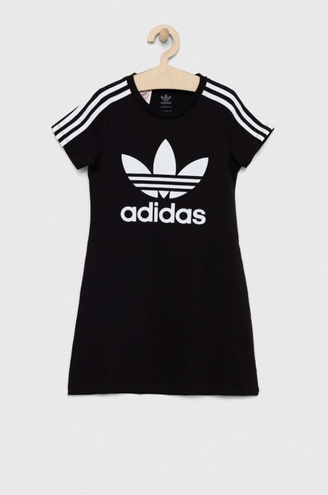 Дитяча сукня adidas Originals колір чорний mini пряма (826784)