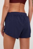 Шорти для бігу Under Armour жіночі колір синій однотонні середня посадка