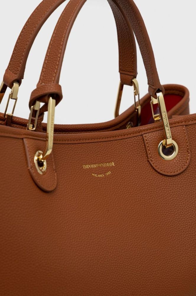 Сумочка Emporio Armani колір коричневий (2747394) фото 4