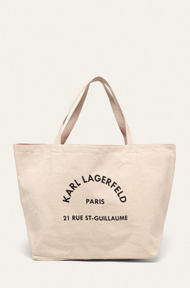 Karl Lagerfeld - Сумочка колір бежевий (527385)