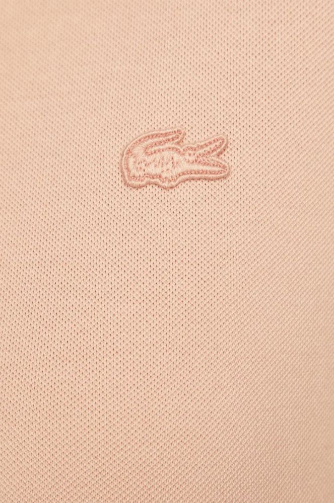 Футболка Lacoste жіноча колір рожевий з коміром PF5462-001 фото 5