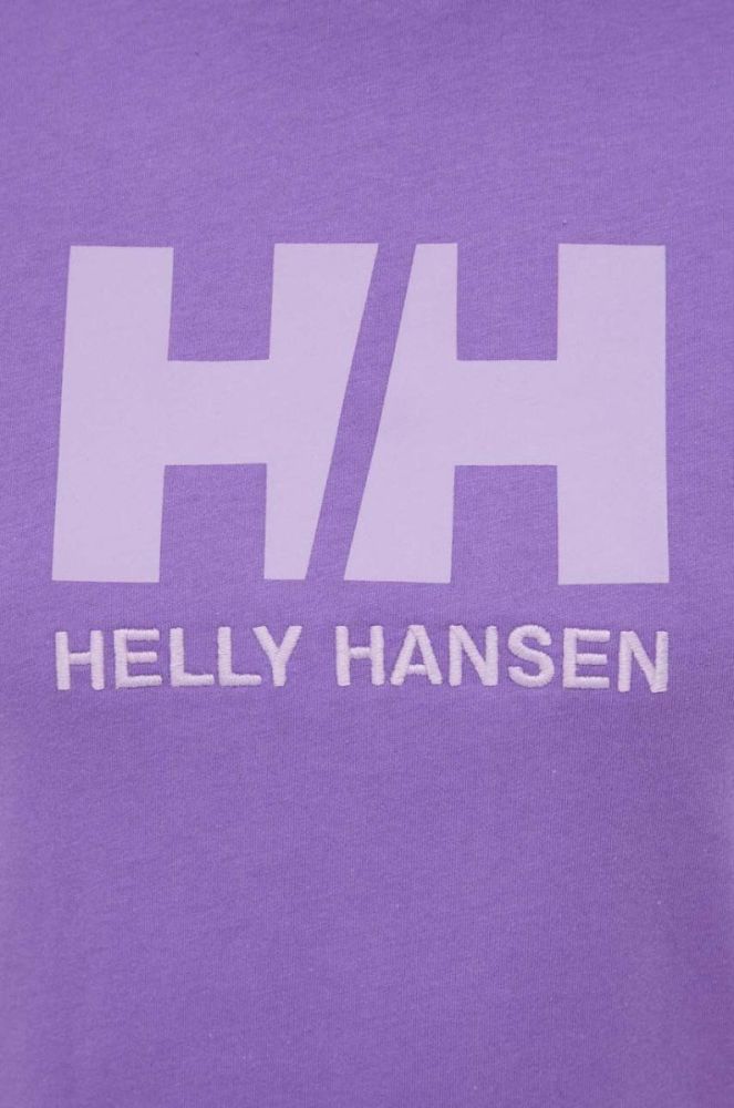 Бавовняна футболка Helly Hansen колір білий 34112-001 (3297359) фото 4