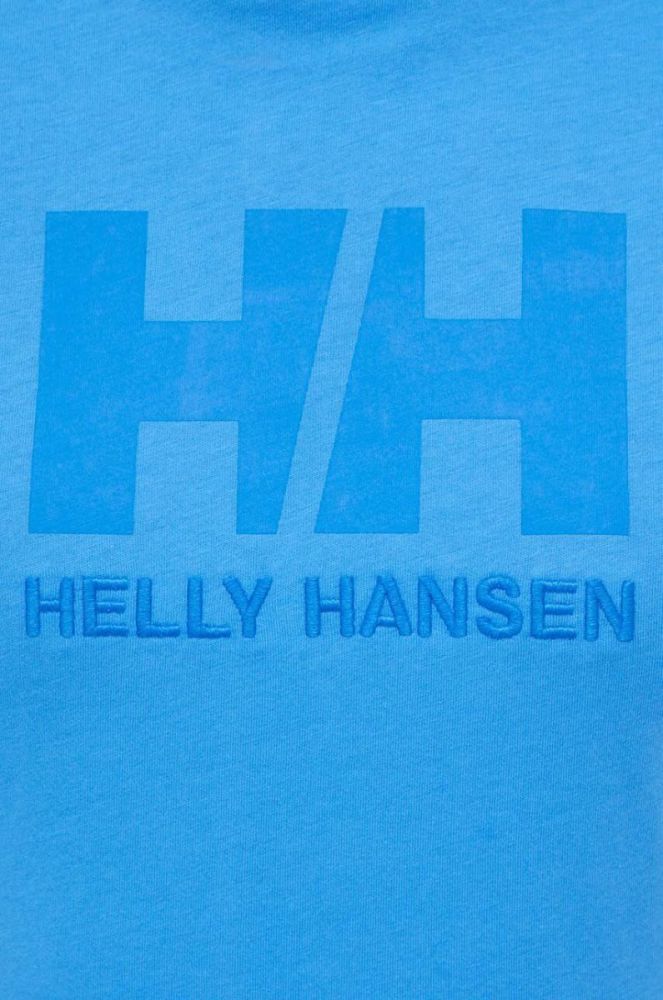 Бавовняна футболка Helly Hansen колір білий 34112-001 (3297364) фото 4