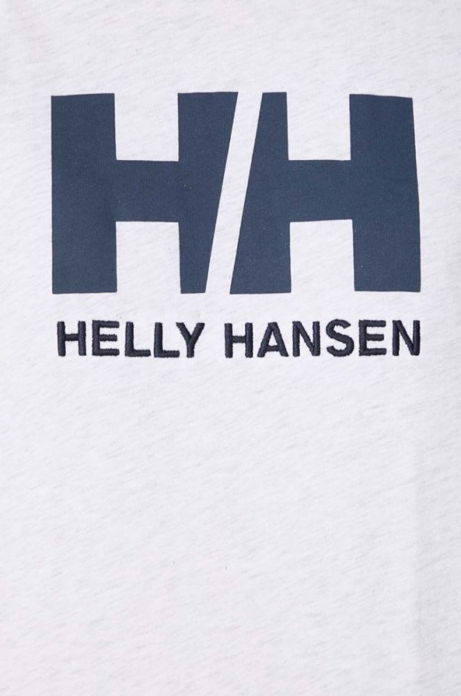 Бавовняна футболка Helly Hansen колір білий 34112-001 (3297348) фото 6