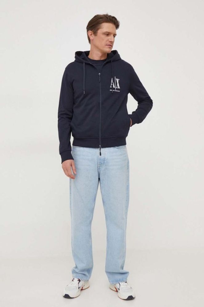 Armani Exchange - Футболка колір темно-синій (503105) фото 2