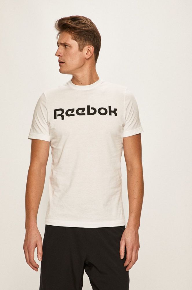 Reebok - Футболка FP9163 колір білий