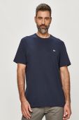 Бавовняна футболка Lacoste колір синій однотонний TH2038-166