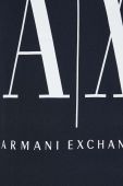Бавовняна футболка Armani Exchange Колір синій з принтом колір темно-синій