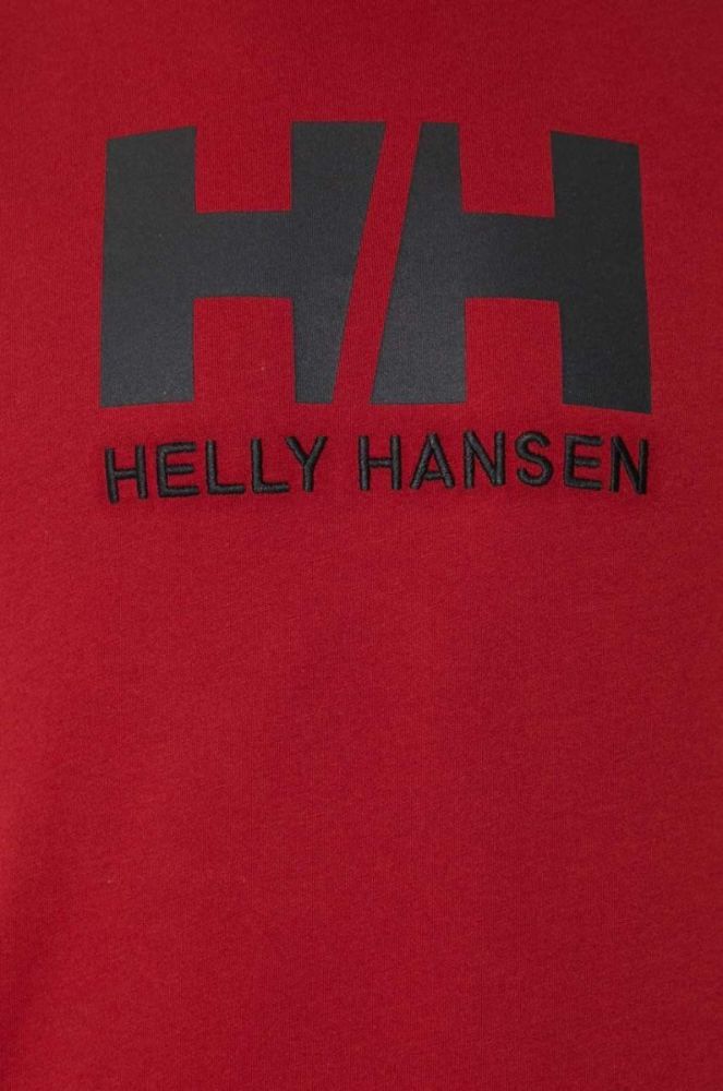 Футболка Helly Hansen чоловічий колір білий з аплікацією 33979-597 (3297368) фото 6