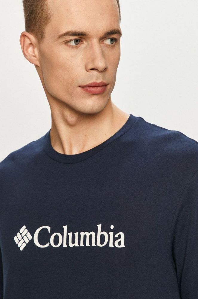Футболка Columbia чоловіча колір синій з принтом 1680053-014 фото 4