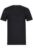 Футболка AllSaints чоловічий колір чорний однотонний