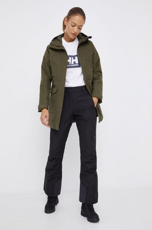 Бавовняна футболка Helly Hansen колір білий з принтом 53285-096 (1700182) фото 2