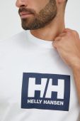 Бавовняна футболка Helly Hansen колір білий з принтом 53285-096 (2652922)