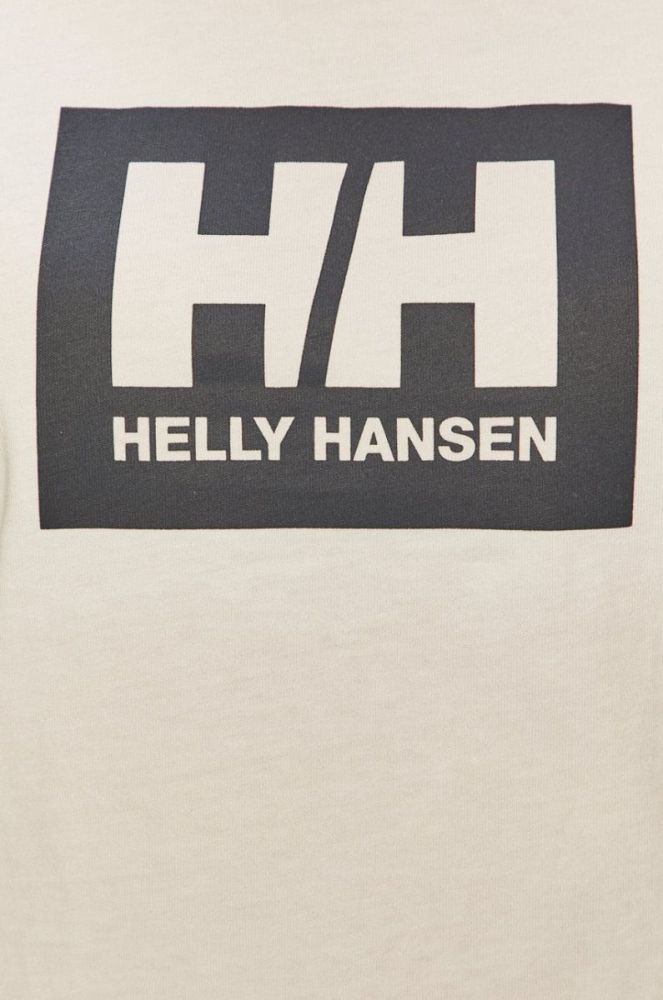 Бавовняна футболка Helly Hansen колір білий з принтом 53285-096 (1269322) фото 5