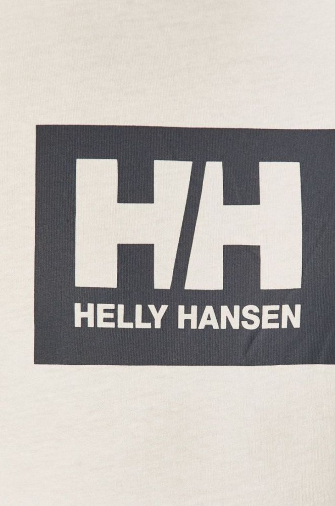 Бавовняна футболка Helly Hansen колір білий з принтом 53285-096 (1269322) фото 8