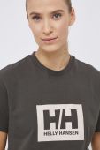 Helly Hansen - Бавовняна футболка 53285-096 колір зелений