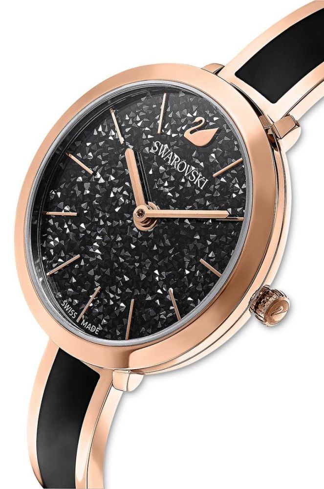 Swarovski - Годинник Crystalline колір чорний фото 2