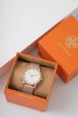 Годинник Tory Burch TBW2009 жіночий колір рожевий