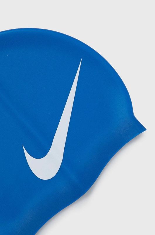 Шапочка для плавання Nike колір блакитний фото 2