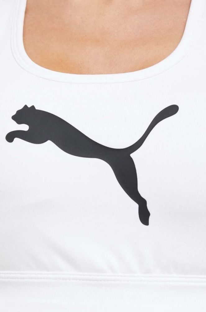 Спортивний бюстгальтер Puma колір білий фото 5