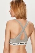 Спортивний бюстгальтер Karl Lagerfeld колір сірий (1353466) Спортивний бюстгальтер Karl Lagerfeld колір сірий (1353466)