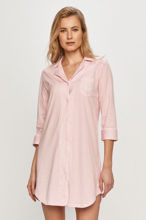 Lauren Ralph Lauren - Нічна сорочка колір рожевий