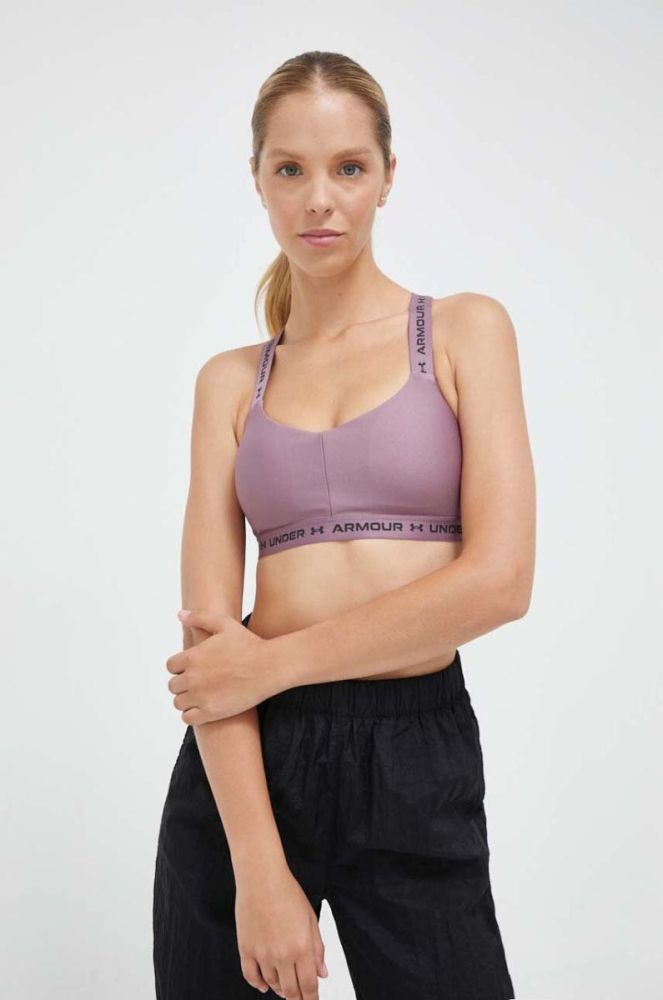 Спортивний бюстгальтер Under Armour Crossback колір фіолетовий 1361033-660 фото 4