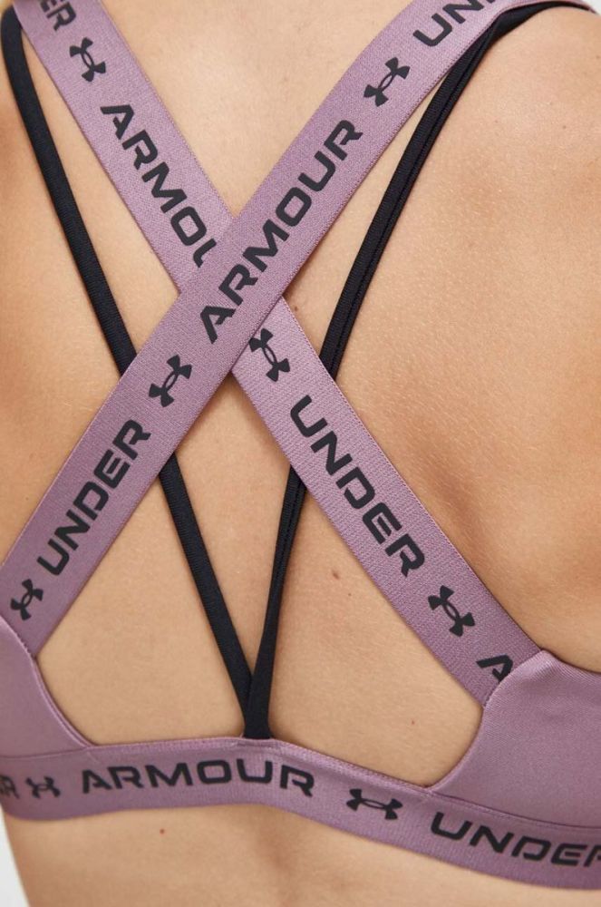 Спортивний бюстгальтер Under Armour Crossback колір фіолетовий 1361033-660 фото 5