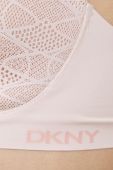 Бюстгальтер Dkny колір рожевий мереживо гладкий (1770741)
