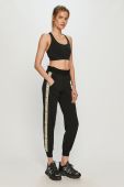 Спортивний бюстгальтер Deha колір чорний гладкий