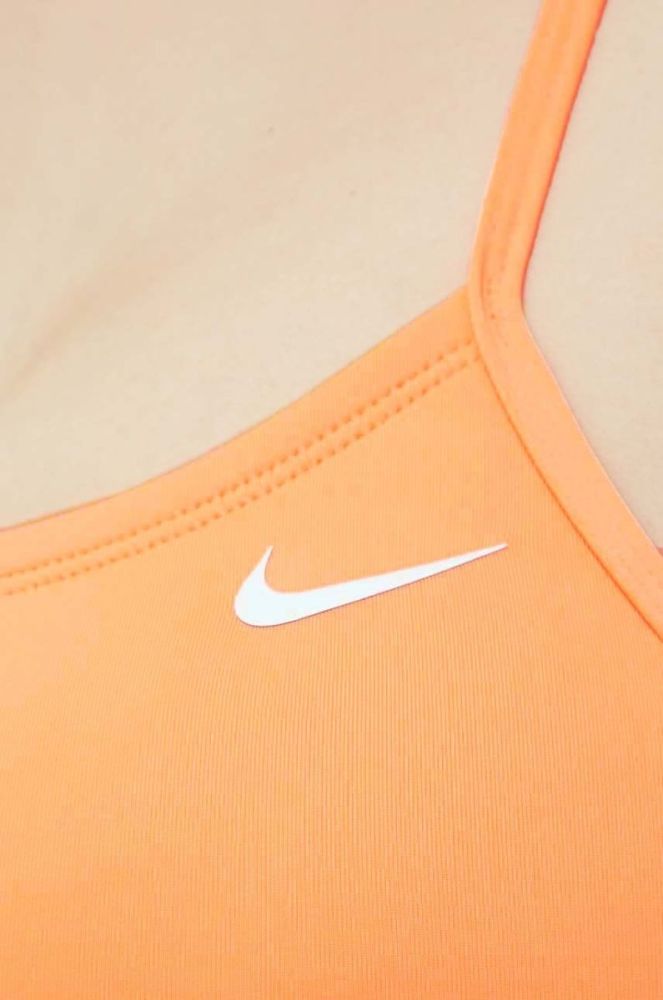 Роздільний купальник Nike Essential колір помаранчевий злегка ущільнена чашечка фото 6